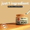 9GRAMS Almond Butter Creamy | Unsweetened, single ingredient 100% almonds | 25g Protein | Vegan | 300g view 2