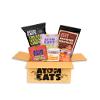 Atom Eats | Munch Masters Gift Hamper (6 Premium Snacks) | Assorted Salted & Korean BBQ Pretzels, Cheese Spinkled Banana Chips, Spicy Dynamite and Cheese Sprinkled Peanuts, Brownie Nachos | Premium Gifting | Imported Quality Snacks | 400g view 1