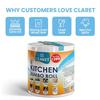 Claret Kitchen Jumbo Towel Tissue Paper Roll Napkin 300 Pulls Each Roll | Soft & Highly Absorbent | 100% Natural | 2 Ply | Pack of 6 Roll | Ideal For Cleaning Kitchen Accesssories Microwave & OTG view 3