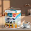 Claret Kitchen Jumbo Towel Tissue Paper Roll Napkin 300 Pulls Each Roll | Soft & Highly Absorbent | 100% Natural | 2 Ply | Pack of 6 Roll | Ideal For Cleaning Kitchen Accesssories Microwave & OTG view 4