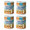 Claret Kitchen Jumbo Towel Tissue Paper Roll Napkin 300 Pulls Each Roll | Soft & Highly Absorbent | 100% Natural | 2 Ply | Pack of 4 Roll | Ideal For Cleaning Kitchen Accesssories Microwave & OTG view 1
