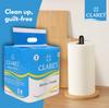 Claret Kitchen Towel Tissue Paper Roll Napkin | Soft & Highly Absorbent | 2 Ply | 60 Pulls | Pack Of 8 | Ideal For Cleaning Kitchen Accesssories Microwave & OTG view 3