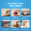 Claret Kitchen Towel Tissue Paper Roll Napkin | Soft & Highly Absorbent | 2 Ply | 60 Pulls | Pack Of 4 | Ideal For Cleaning Kitchen Accesssories Microwave & OTG view 3