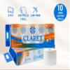 Claret Virgin Pulp Toilet Rolls 2-Ply (10 x 10 cm) 200 Pulls per Roll | Pack of 30 | OBA-Free, Skin-Friendly & Ultra Comfort Quilted Bathroom Tissue for Family Care view 2