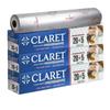 Claret 2 in 1 Aluminium Foil & Paper Roll for Food Wrapping | Wrap Roti & Fresh Kitchen Food Essential | Keep Food Warm | Non Stick | 20+5 M Length | Pack of 3 view 1