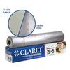 Claret 2 in 1 Aluminium Foil & Paper Roll for Food Wrapping | Wrap Roti & Fresh Kitchen Food Essential | Keep Food Warm | Non Stick | 20+5 M Length | Pack of 3 view 2