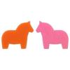 flavouredlove Kitchen Cleaning Utility Sponge  Scrub Pad for Dishes, Utensils & Surfaces, Non-Scratch, Reusable, Long Lasting, Ideal for Home, Sink, Cookware Cleaning (2 Pack Pink/Orange) view 1
