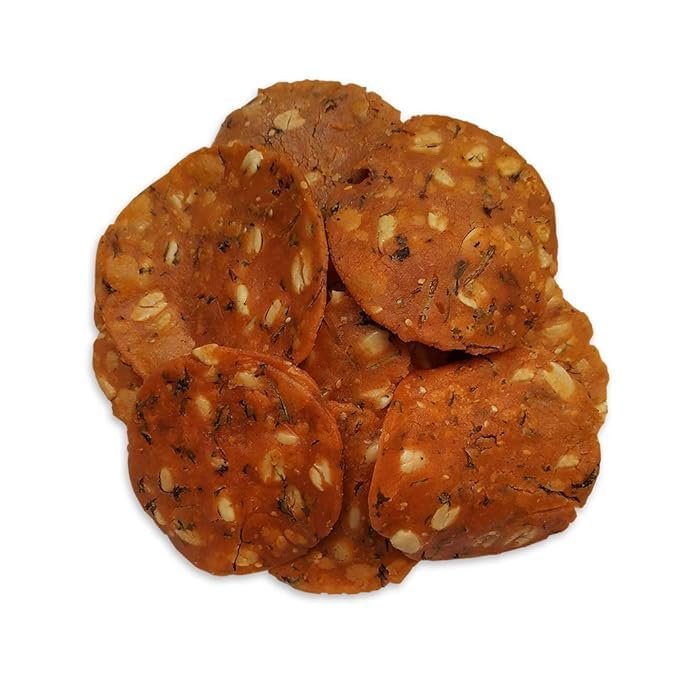VEDANK Homemade Pappu Chekkalu  Spicy South Indian Rice Crackers | 250g Pack