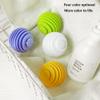 YUQORY 3 PCS Reusable Magic Laundry Balls - Silicone Dryer Balls for Washing Machine | Tangle-Free, Wrinkle Reducing, Lint Catching, and Fabric Softening | Colorful Washing Balls (3 Pcs) view 4