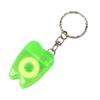 bnf 3Xportable Floss Keychain Essentials Tool Flat Line Design For Travel Green | Oral Care | Dental Floss & Flossers view 1