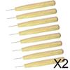 bnf 2X8Pcs Tooth Brushes Antislip Handle Toothbrush For Travel Business Trip Women | Oral Care | Dental Floss & Flossers view 2