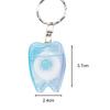 bnf 2Xportable Floss Keychain Essentials Tool Flat Line Design For Travel Blue | Oral Care | Dental Floss & Flossers view 4