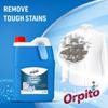 Orpito Liquid Detergent 5 Liter  High-Efficiency Formula for Top & Front Load Washing Machines | Powerful Stain Removal | Gentle on Fabrics | Long-Lasting Freshness Lily Blue view 3