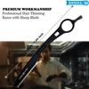 DANIAL Professional Hair Styling Thinning Texturizing Cutting Faether Razor Black view 3
