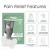 BluHeat Pain Relief Patches for Knee, Elbow & Ankle (pack of 4 pcs) 4+ hours of Heat Therapy || Safe and Natural Odour Free Air-Activated Long-Lasting Substitution for Hot Water Bags All Skin Types view 3