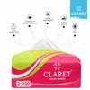 Claret 2-Ply Facial Tissue | Makeup Removal Tissue Wipes | Tissue Paper For Office Desk | Car Accessories | 250 Pulls Super Soft & Highly Absorbent | Pack of 4 view 2