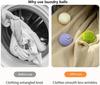 SPITEN Reusable Magic Laundry Balls - Silicone Dryer Balls for Washing Machine | Tangle-Free, Wrinkle Reducing, Lint Catching, and Fabric Softening | Colorful Washing Balls (6PCS) view 3