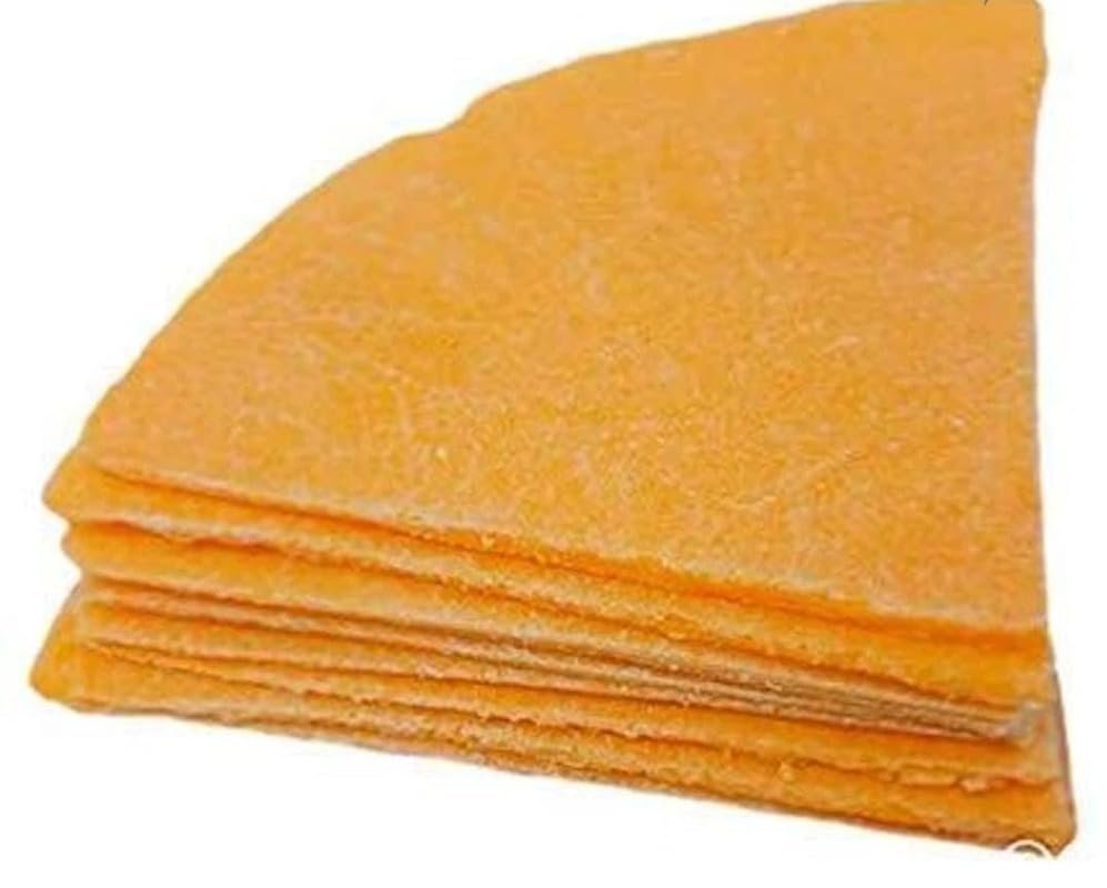 Grocery Jones Aam Papad Dry Large Pack Traditional Sun-Dried Mango Fruit Leather Authentic Indian Sweet Snack 400 GM