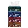 Claret 2-Ply Facial Tissue | Makeup Removal Tissue Wipes | Tissue Paper Holder For Office Desk | Car Accessories | 200 Pulls Each |Pack of 4 view 2