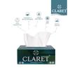 Claret 2-Ply Facial Tissue | Makeup Removal Tissue Wipes | Tissue Paper Holder For Office Desk | Car Accessories | 200 Pulls Each |Pack of 4 view 4