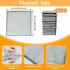 Extra-Large Size 12PCS Multipurpose Wire Dishwashing Rag,Non Scratch Wire Dishcloth, Reusable Steel Wool Scrubber,Non-Scratch&Quick-Drying&Odor-Resistant Multi-Purpose for Kitchen,Bathroom Cleaning view 2