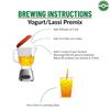 Tea Planet Pista Lassi Premix Powder  1KG Bulk Pack | Creamy Yogurt Drink Mix with Rich Pistachio Flavor & Light Green Color | Instant Indian Summer Beverage | Just Blend & Serve | Made with Yogurt Powder view 3