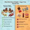 HealthyCrave Cuisine Kids Choco Delight  Sugar-Free Dry Fruit Chocolate Bites | High Fibre Omega Snack for School Tiffin | Gluten-Free Healthy Treat for Children | 250g view 4