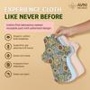 Avni Wellness - Lush Harmony Pack of 2 Cloth Pads, XXL Size (3600MM)| Antimicrobial Washable Cloth Sanitary Pad | With Cloth Storage Pouch view 3