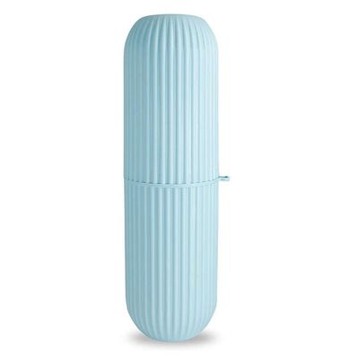 ANSHRIT CREATION Plastic Portable Toothbrush/Toothpaste/Glasses/Storage Organizer Cover for Travel Bathroom Hiking Camping - Pack of 1