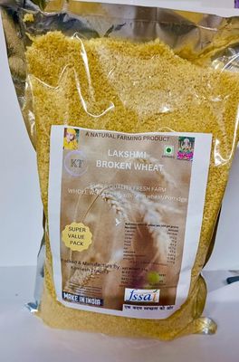 LAKSHMI PRODUCT'S Soft Broken Wheat (Daliya) (1 kg Wheat Grit)