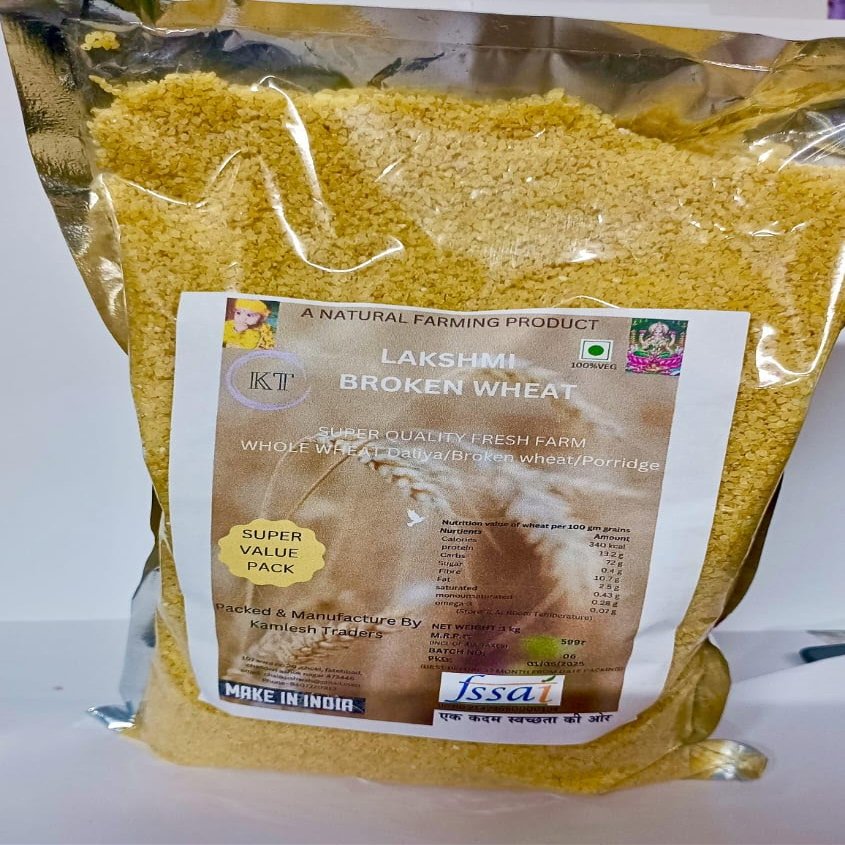 LAKSHMI PRODUCT'S Broken Wheat (Daliya) (500 Gram's)