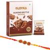 Loyka Raksha Bandhan Gift Box | Premium Almond Brittle Sweets with Rakhi & Roli Chawal | Rakhi Gift Combo for Brother view 1
