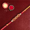 Loyka Raksha Bandhan Gift Box | Premium Almond Brittle Sweets with Rakhi & Roli Chawal | Rakhi Gift Combo for Brother view 2