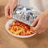 Adjustable Aluminum Foil Food Cover, Reusable Kitchen Bowl Cover, Insulation Film for Food (Pack of 5) view 2