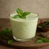 Tea Planet Tulsi (Basil) Lassi Premix Powder  1KG Bulk Pack | Herbal Yogurt Drink Mix with Refreshing Holy Basil Flavor | Instant Probiotic Summer Cooler with Yogurt Base & Natural Green Tint (INS 142) view 2