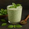 Tea Planet Tulsi (Basil) Lassi Premix Powder  1KG Bulk Pack | Herbal Yogurt Drink Mix with Refreshing Holy Basil Flavor | Instant Probiotic Summer Cooler with Yogurt Base & Natural Green Tint (INS 142) view 4