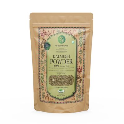 MD Botanicals Kalmegh Powder 100g | Andrographis Paniculata | Ayurvedic Liver Detox & Immunity Booster | Bitter Tonic | 100% Pure Herbal Supplement