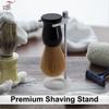 Pearl Shaving Brush with Stand - Soft Bristles & Black Resin Handle | Diwali Gift Options view 3