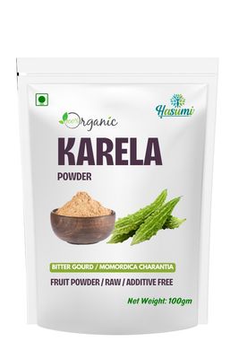 Hasumi Pure Karela Powder 100g | 100% Natural Bitter Gourd (Momordica charantia) | Supports Blood Sugar Management, Liver Health & Digestion | Rich in Antioxidants & Nutrients