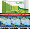LADY HAWK Dr C Disposable Underpad (3 Pack x 10=30 Sheets) Large Size 60 X 90 cm + (10 Pack x 10=100 Wipes) Real Care Wet Wipes Large Size 32 X 32 cm for Adults, Elders, Baby, Home and Hospital Care view 1
