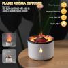 4MYL Flame Diffuser Oil Humidifier with Cool Mist, 2 Mist Modes, Timer, Auto-Off, Safety Protection, Quiet Aromatherapy Diffuser for Home, Bedroom, Office, Essential Oil with Flame Light Effect view 3