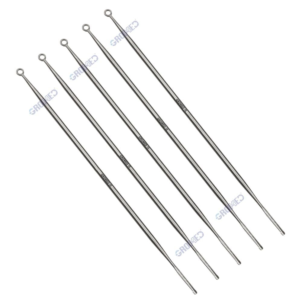 Gromed Jobson Horne Probe/Ear Wax Removal Curette with Probe - Stainless Steel, Pack of 5 Pcs
