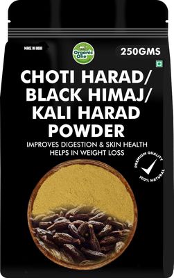 Choti Harad Powder 250 Gms | Kali Harad | Organic Black Himej | Myrobalan | Terminalia Chebula |