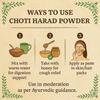 Choti Harad Powder 250 Gms | Kali Harad | Organic Black Himej | Myrobalan | Terminalia Chebula | view 3