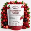 Confect Cranberry Powder | Pure & Natural Fruit Powder for Smoothies, Baking, Beverages, Juices, Tea & DIY Recipes | Vegan, Gluten-Free, No Added Sugar  100g view 1