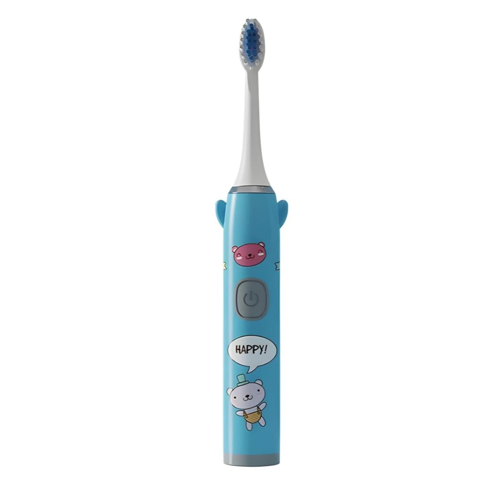 BUBBLINO DinoClean Kids Electric Toothbrush | Blue | Fun Dinosaur Character Design