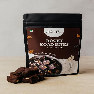 Adler's Den Rocky Road Bites Chocolate-Covered Fruit & Nut Clusters (65 g)