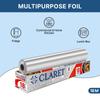 Claret Food Grade Aluminium Foil Roll | 18 Meter | Kitchen Foil for Wrapping Roti Snacks Tiffin | Durable and Hygienic Foil Paper (Pack of 1) view 2