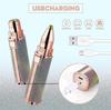 ArtEra Portable eyebrow trimmer, facial hair remover, Face, Lips, Nose Hair Removal Electric Trimmer with Light view 4