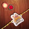 Loyka Almond Brittle Brownie with Motu Patlu Kids Rakhi | Raksha Bandhan Gift Hamper for Brother view 2